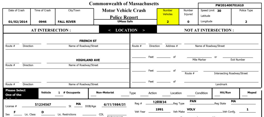 Number Of Vehicles Mass Crash Report Manual