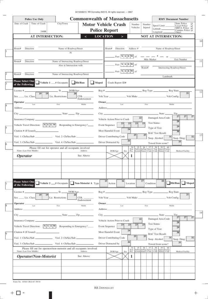 Crash Report Overlays - Mass Crash Report Manual